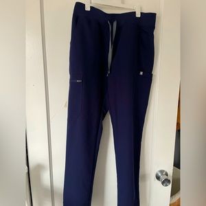 FIGS women's Navy Yola™ Yoga Waistband - Skinny Scrub Pants, small, navy